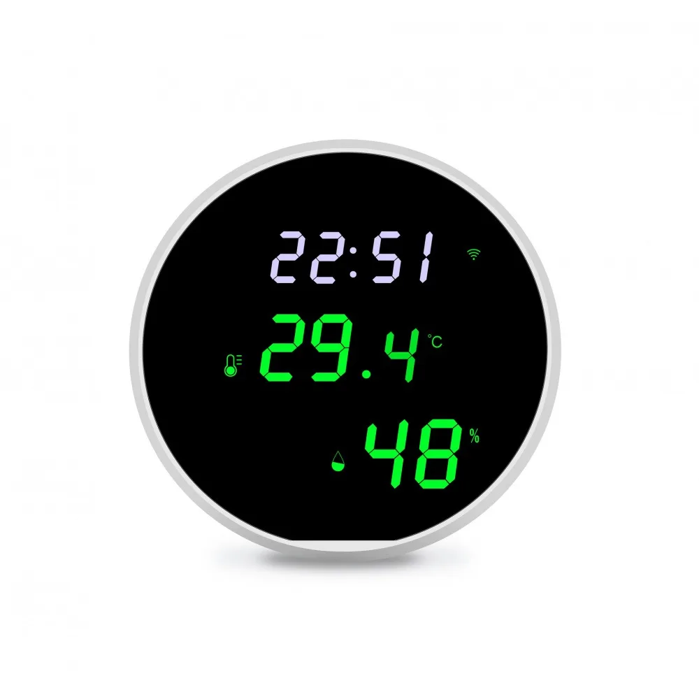 

Tuya Smart WIFI Temperature Humidity Sensor Indoor USB Hygrometer Thermometer Digita LCD Display Support Alexa Google Assistant