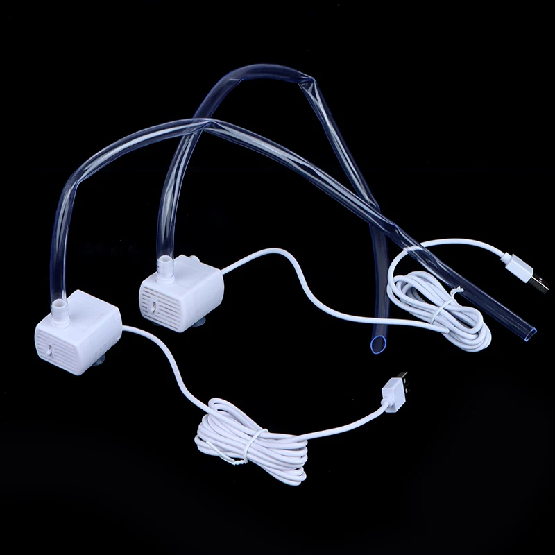 Fonte de Água para Pet Cat Anti-seco Ardente Substituição do Motor Bomba de Água Flores Beber Tigela Usb 5v