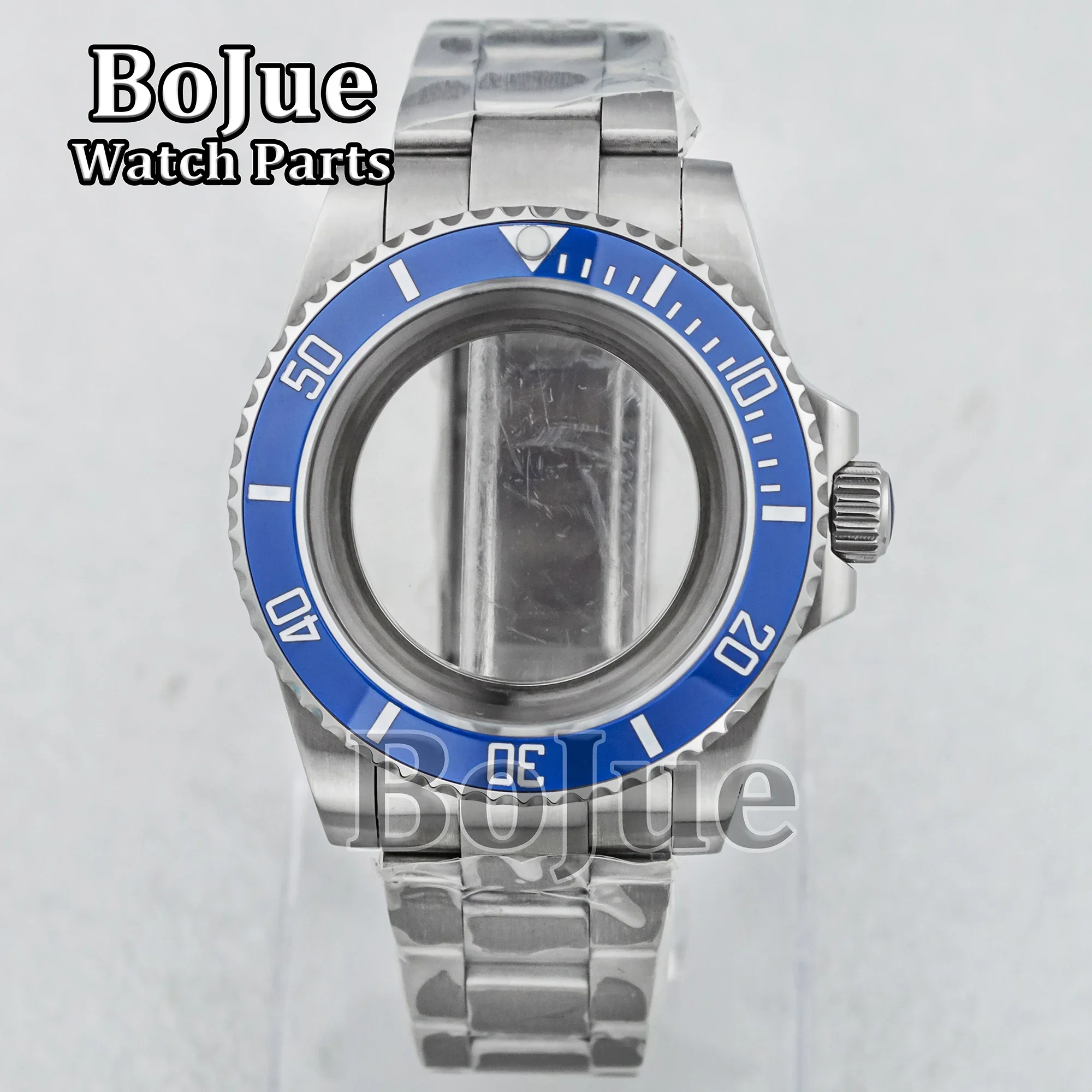 

40mm Stainless Steel Men's Watch Cases Oyster Starp Watchband Parts For SUB Submariner Seiko NH34 NH35 NH36 28.5mm Dial Movement