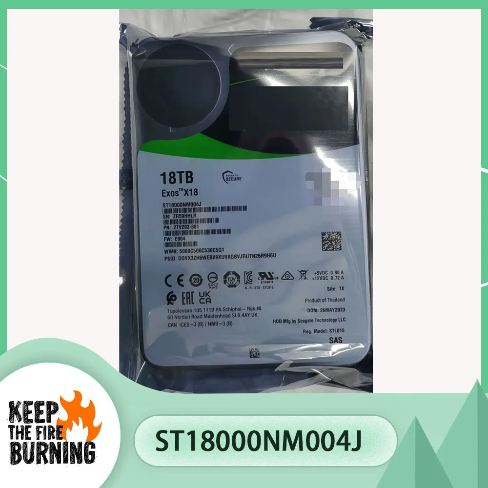 

For Seagate HDD 18T SAS 3.5'' X18 Mechanical hard drive ST18000NM004J