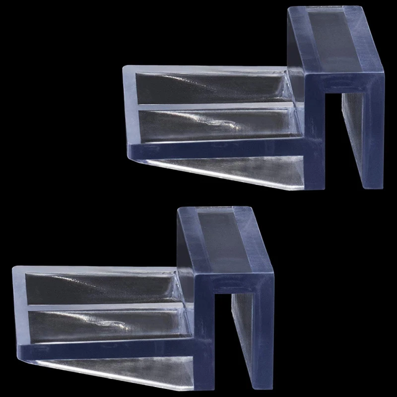 For Rimless Aquarium Fish Tank 6/8/10/12mm Aquarium Glass Cover Holder Acrylic Bracket Fish Tank Lid Clips Support Bracket 4PCS