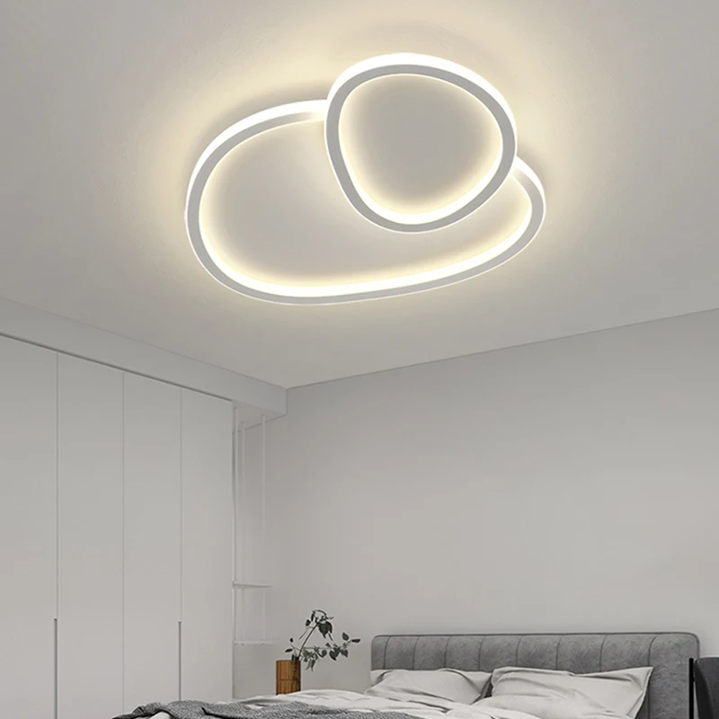 Modern chandelier  Led Ceiling Lights Living Room decor Simple  House Lamp Creative Cobblestone Bedroom Kitchen Ceiling lamp