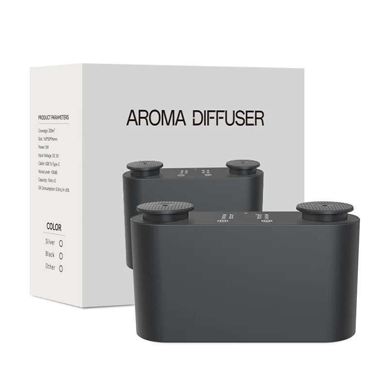 X4 Twins Best Home Electric Waterless Twin Aroma Diffuser with Unique Design