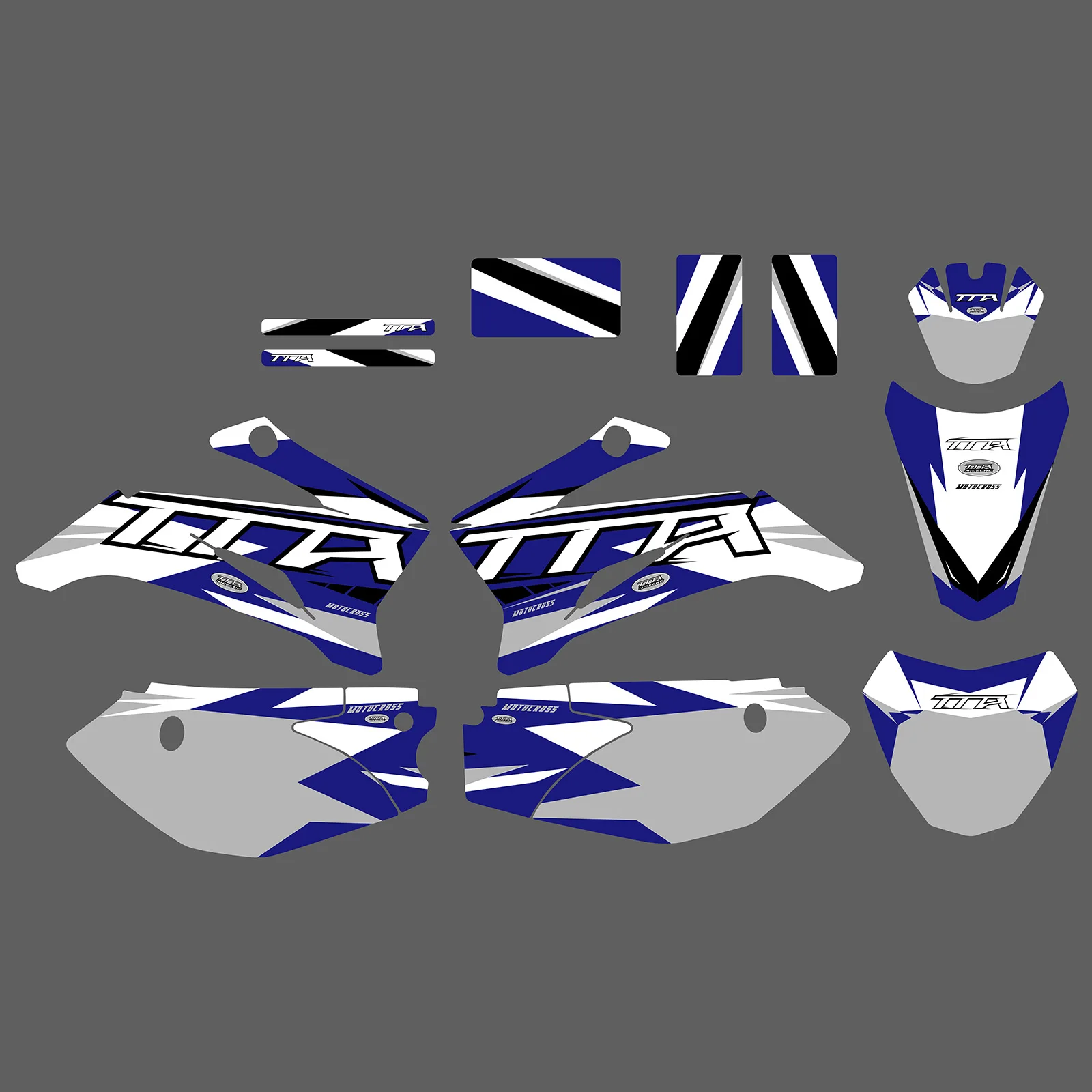

NICECNC For Yamaha TTR110 TTR 110 All Years Motorcycle Fairing Graphics Background Decals Sticker Customize Dirt Bike Stickers
