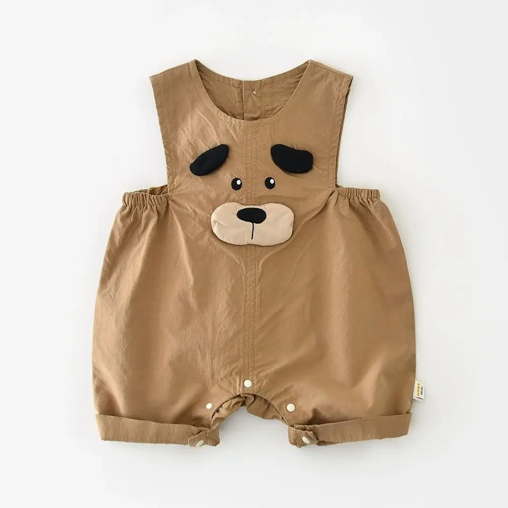 Cute Stripe Baby Jumper Romper Bodysuit Overalls Cartoon Dog Baby Jumpsuit Cotton Infant Romper Toddle Climb Suit Gifts