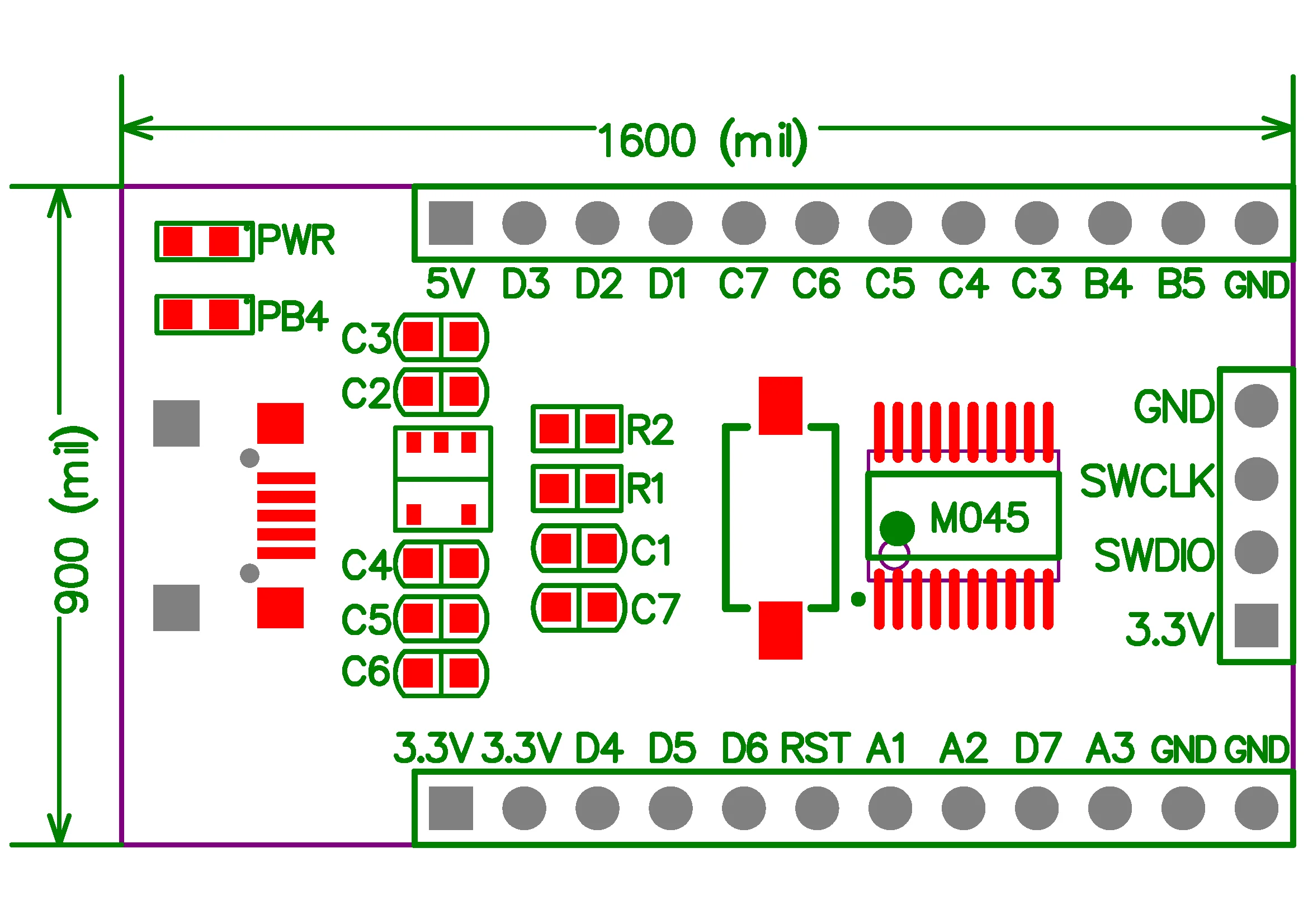 Core board STM8S003 HK32F030MF4P6 minimum system development board to replace STM32 learning evaluation kits