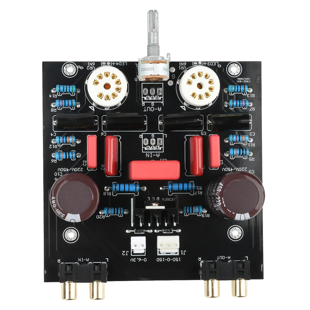 

AC 220V Pre Amplifier Module Transformer Power Supply 6N1 Front-end Electronic Tube Gallbladder Machine Board without Tube