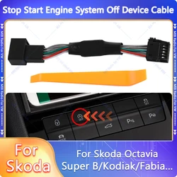 For Skoda Octavia Automatic Stop Start Engine System Off Device Control Sensor Plug Stop Cancel Cable Memory Mode