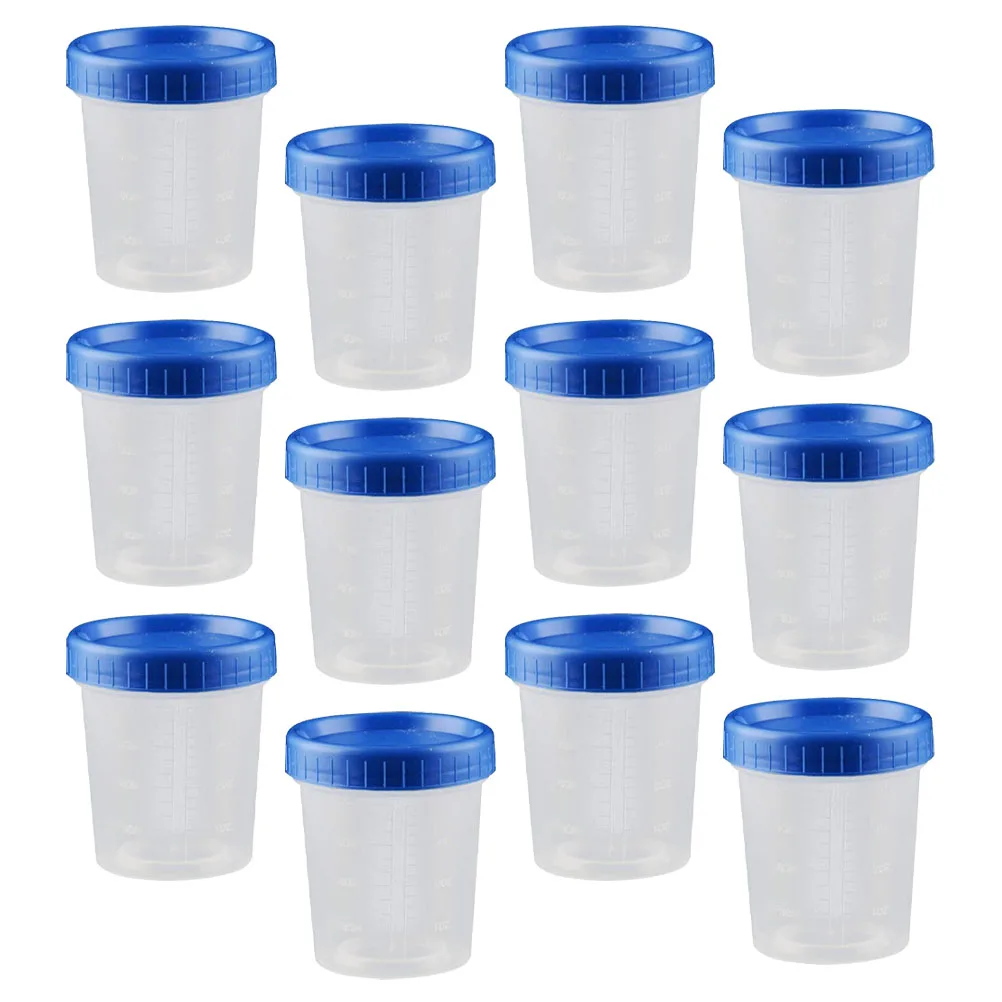 

25pcs 120Ml Measuring Cups Specimen Containers Graduated Leak-Proof Sample Cups For Laboratory Urine Liquid Testing Use