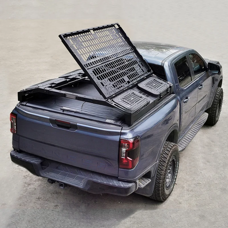 Manufacturers With Lage Frame Gantry Pickup Truck Bed Back Anti-Roll Cross Bars Off-Road Auto Accessories Roof Rack for Sale