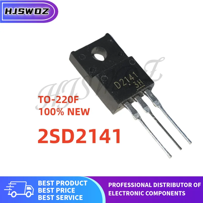 10Pcs New 2SD1944 2SD2165 2SD1762 2SD2141 2SD2162 2SD1415 2SD1669 2SD1409 D1944 D2165 D1762 D2141 D2162 TO-220F Transistor