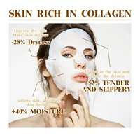 Masque Facial Anti-rides au collagène, 10 pièces, Anti-vieillissement, estompe les ridules, peau ferme, hydratant, éclaircissant, soins de la peau, cosmétiques coréens 4