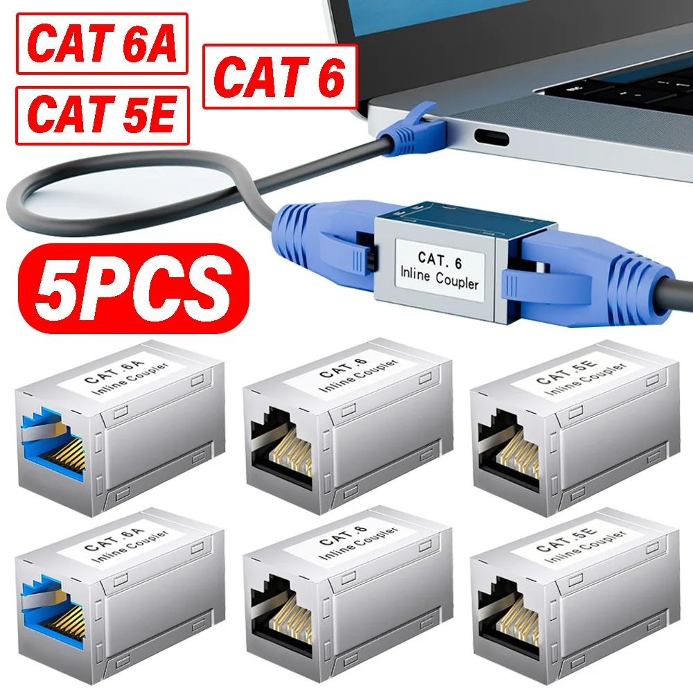 1-5PCS RJ45 Coupler…
