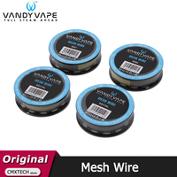 Original 5ft Vandy Vape Mesh Wire KA1 80mesh / Ni80 100mesh SS316L 150 200 300 400mesh Coil Wire For E Cig Mesh RDA RTA Atomizer