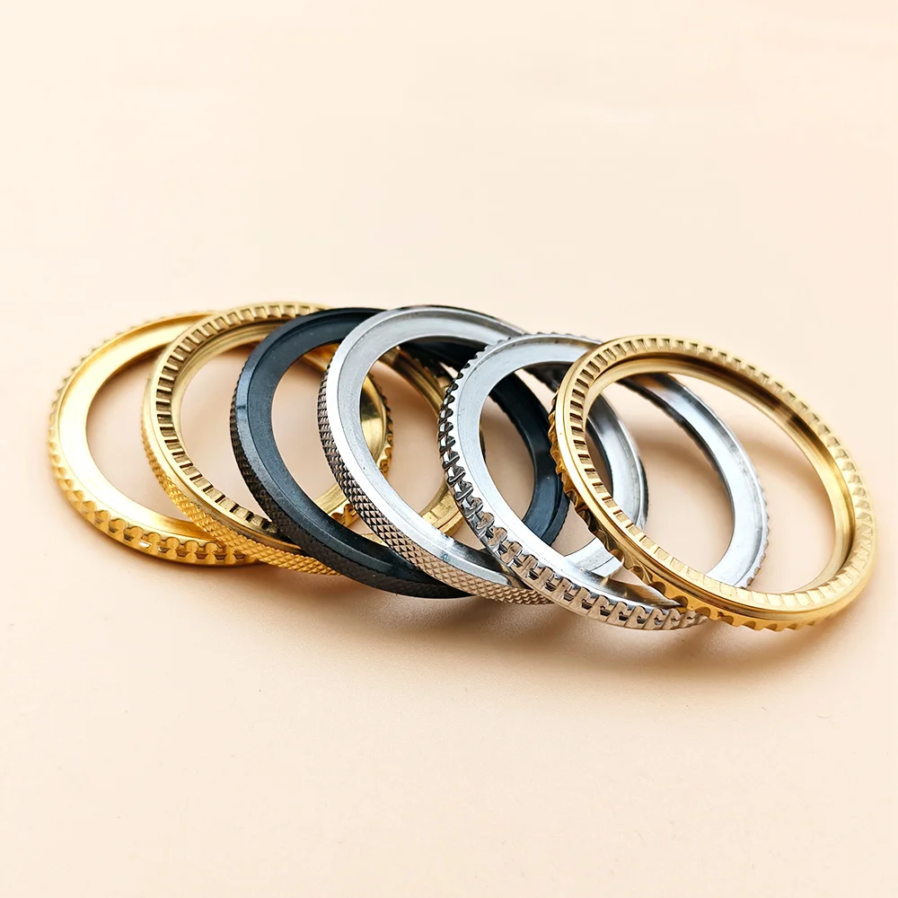 Customized 41mm SKX007 Bezel and Steel Bezel Spring Click Fit For SKX007 SKX009 SRPD Watch Case For 38mm Bezel Insert Ring