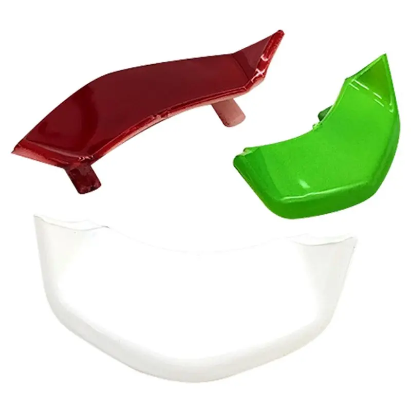 For VESPA Primavera 150 Sprint 150 Motorcycle Scooter Front Decoration Cover Tie Trim Cover Parts Green+White+Red-A67F