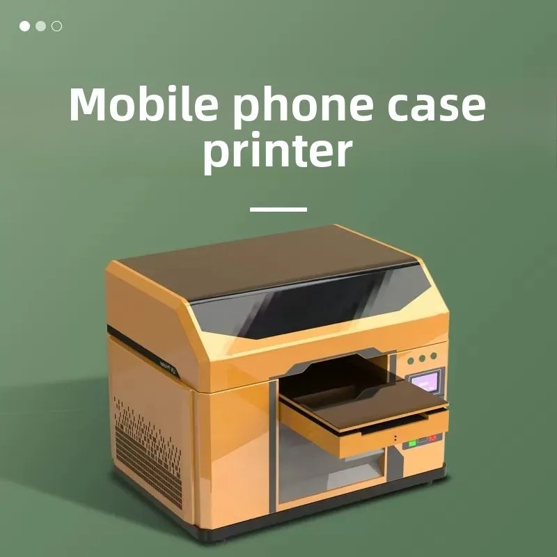 Small Flatbed Printer for Phone Case T-shirt Bottle 3D Emboss Printing on Metal PVC KT Board