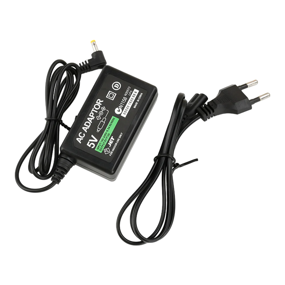 US/EU Plug Home AC Adapter AC100-240V to DC5V 2A for Sony PSP Host ACCU for PSP1000/2000/3000 Supply Source