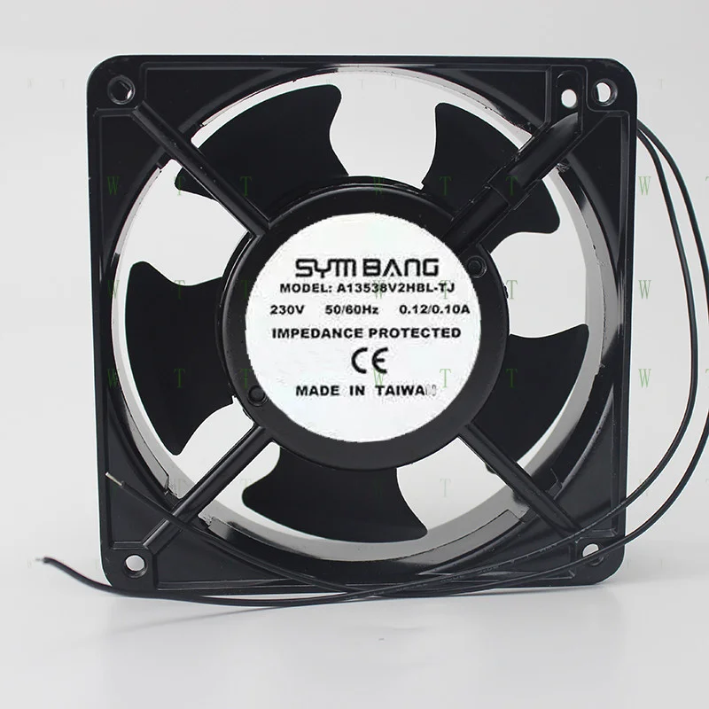 

H 1 шт. SYM BANG ВЕНТИЛЯТОР A13538V2HBL-TJ 230 В 0,12/0,10 А 13,5 СМ 13538 2 ПРОВОДА