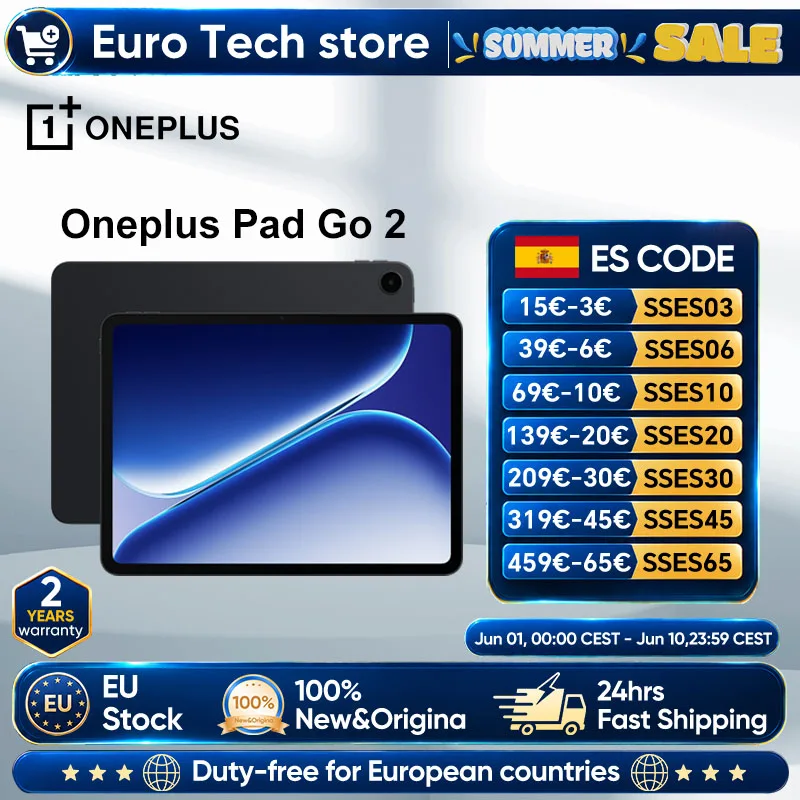 Versión Global Oneplus Pad Go 2 Tablet 10050mAh 5G 12.1 pulgadas 2.8k 120Hz Pan…