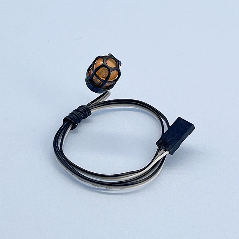 LED Beacon Light Rotating Light Engineering Lamp For 1/14 Tamiya RC Truck Tractor Excavator Scania 770S Toy Cars DIY Parts Model