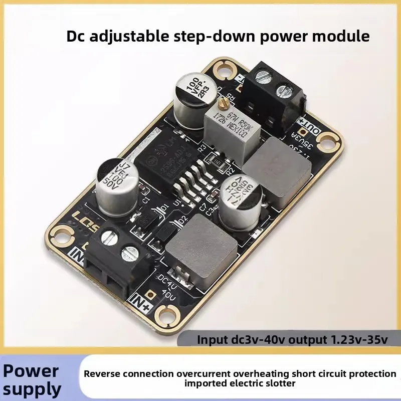 3V-40V DC Buck Converter Module Adjustable 1 23-35V Output 3A Non-Isolated Power Supply