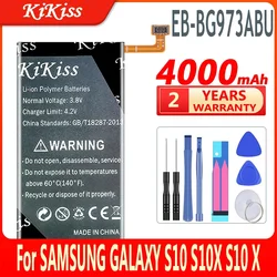 KiKiss EB-BG973ABU 4000mAh Battery for Samsung Galaxy S10 S10X SM-G9730 SM-G973 G973F G973U G973W Mobile Phone Batterij