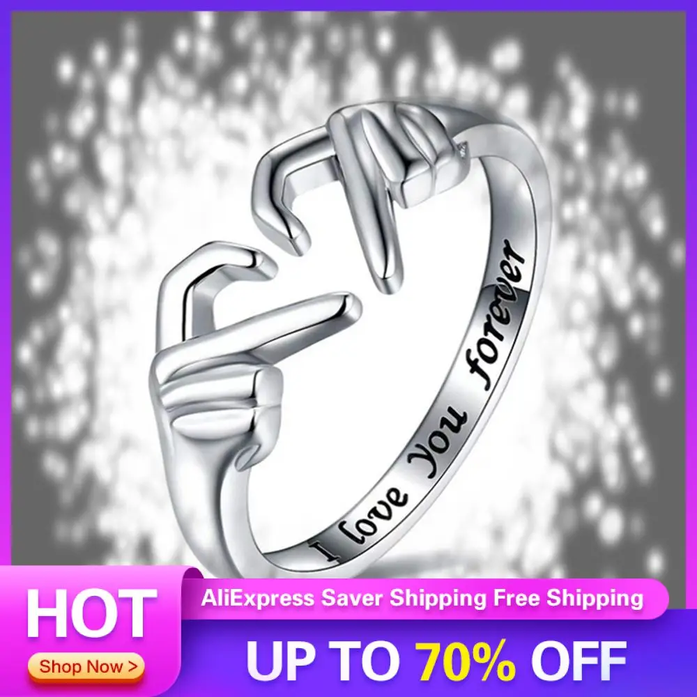 Silver Ring Exquisite Workmanship Silver Simple Ring Fashion Accessories Opening Ring Elegant Gold Ring Jewelry Fashion