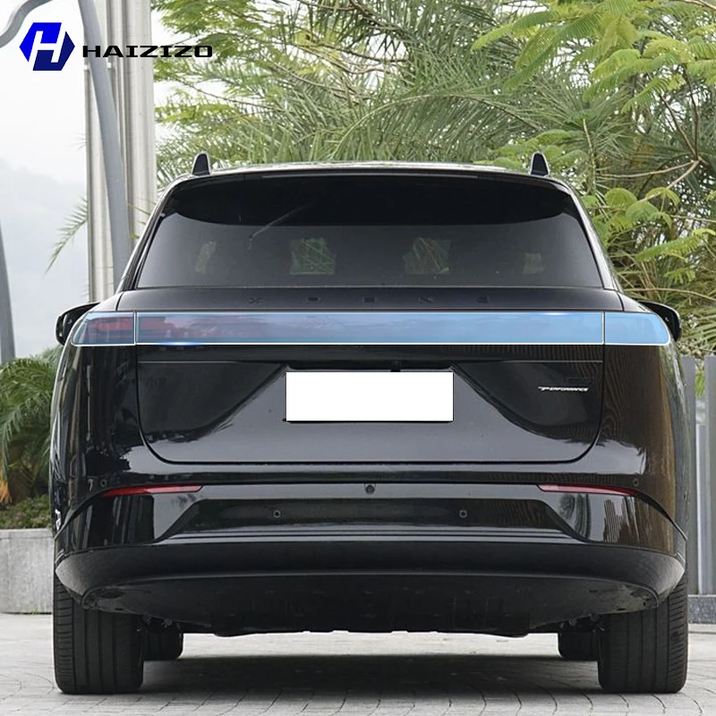 For XPeng G9 2022-2025 Smoke Black TPU Taillight Protective Film Anti-Scratch & UV Resistant Easy Install Vinyl Wrap Kit refit