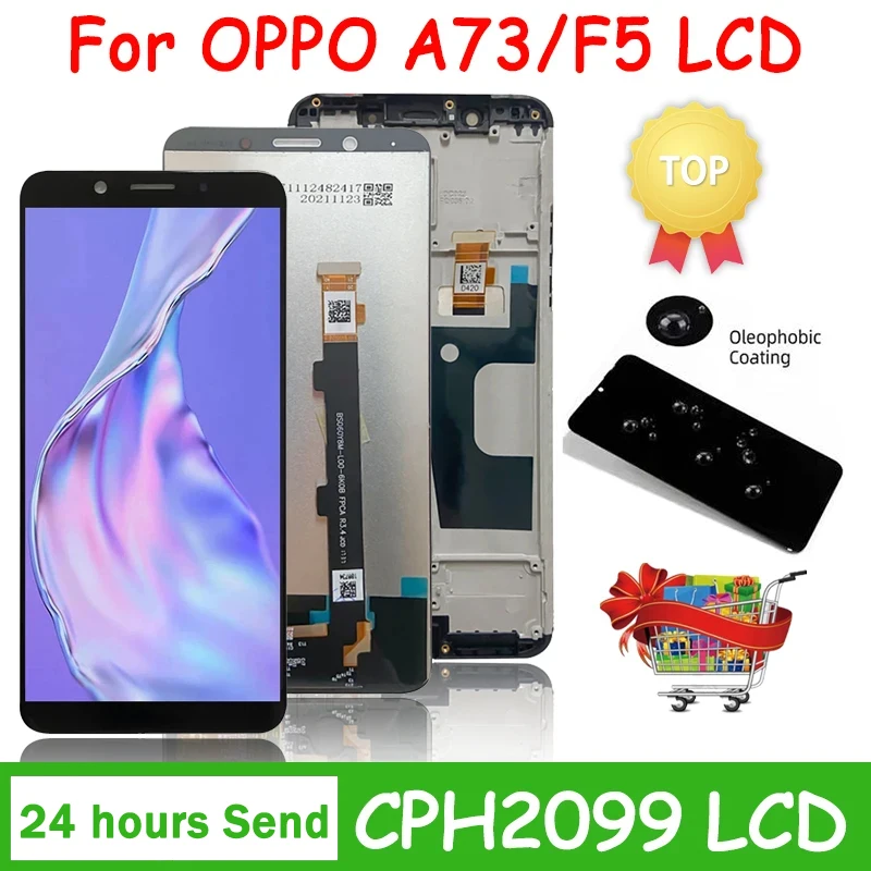 

6.0“Original For OPPO F5 Youth CPH1725 LCD Display Touch Screen Digitizer Assembly Parts For Oppo F5 CPH1723 CPH1727 LCD Display