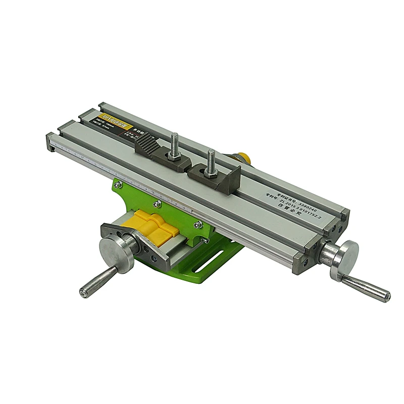 LY 6330 CNC Milling Machine Bench Drill Vise Fixture Worktable X Y-axis Adjustment Coordinate Cross Sliding Table