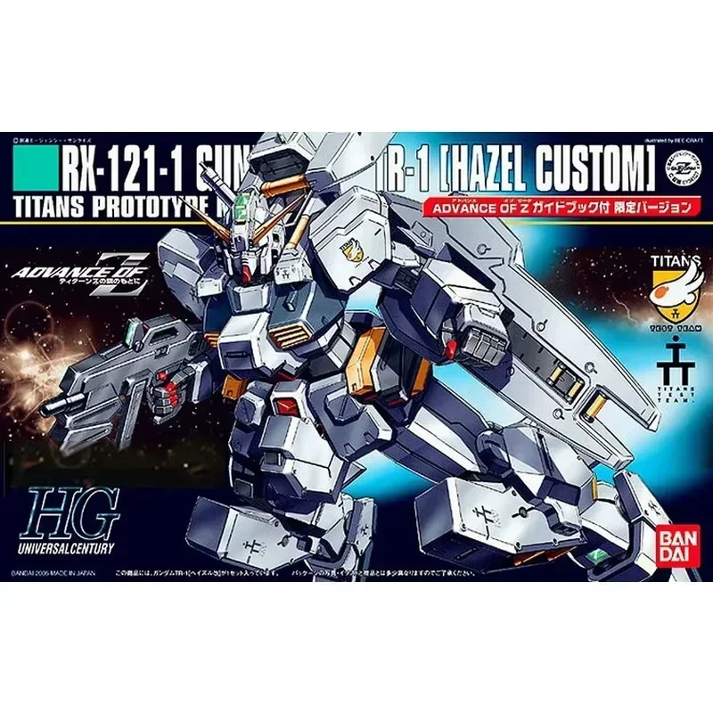 Bandai Genuine Original  HGUC RX-121-1GUNDAM TR-1 HAZEL CUSTOM     Action Figure Toys For Boys Girls Kids Christmas Gift