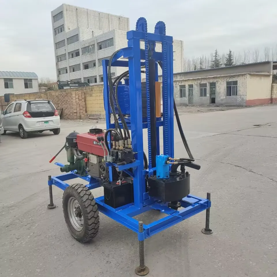Fabbrica personalizzata Drirect vende motore diesel 22HP Potente 100m 150m 180m Macchina per impianto di perforazione di pozzi d'acqua