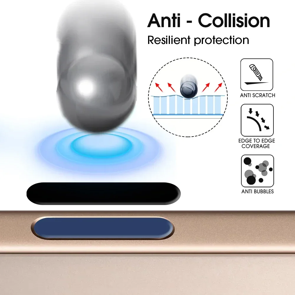 2-10PCS Camera Button Protective Films for IPhone 16 ProMax/16 Plus/16 Pro Tempered Glass Button Covers Anti-scratch Protectors