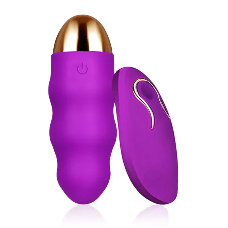 Vibromasseur à emouf en Silicone Souple pour Femme, Jouet Sexuel, Rechargeable, avec Télécommande, Point G, Vitesses Multitiques, Étanche