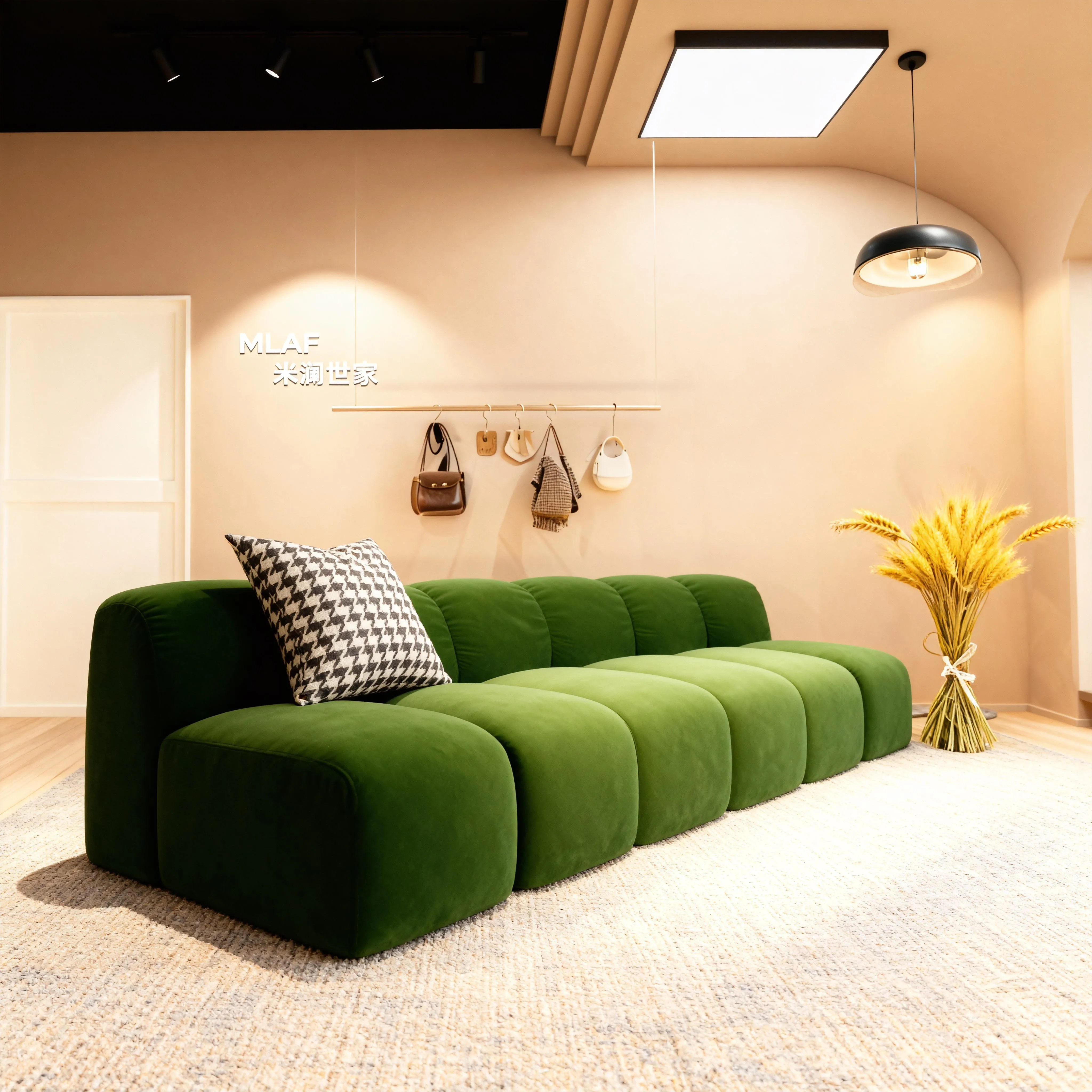 #Designer Modern Living Room Sofa Lounge Minimalist Replica Apartment Elegant Hallway Sofas Designer Muebles Trendy Furniture