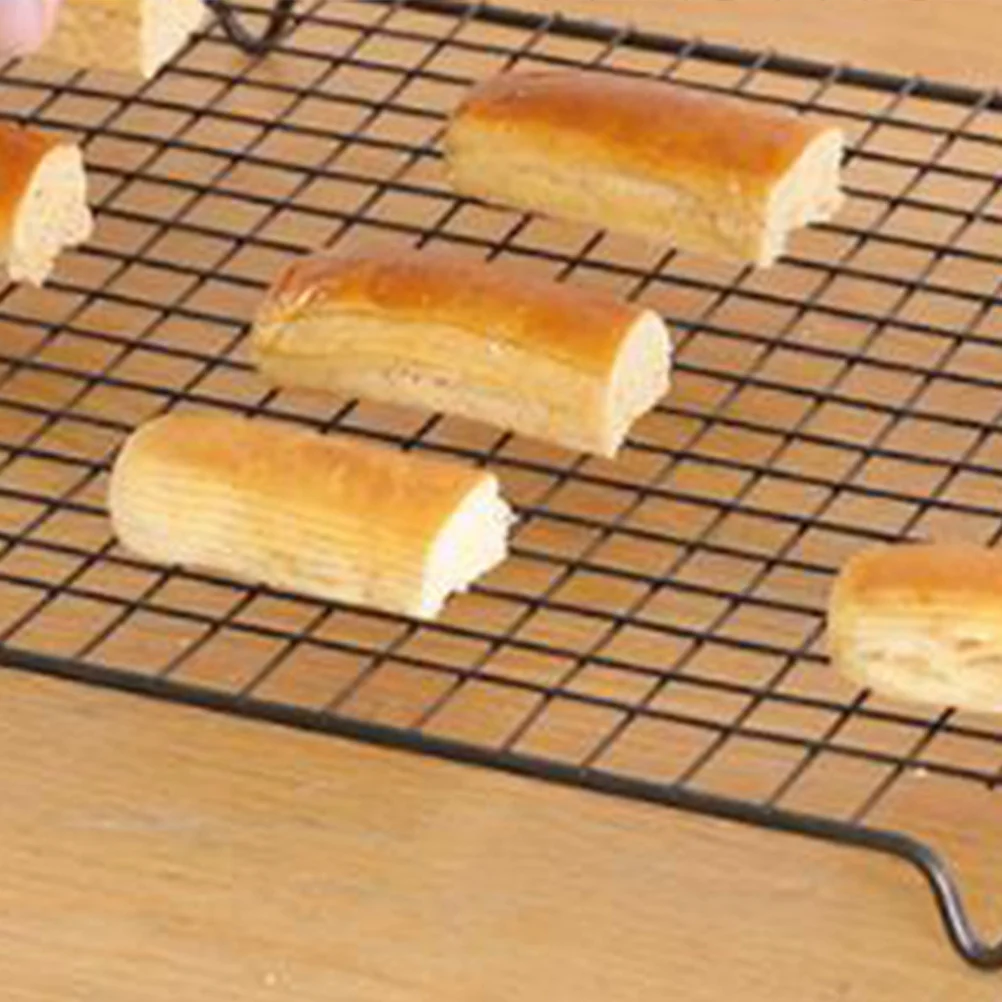 

Premium Nonstick Cake Cooling Rack 28x25cm Perfect for Cakes Cookies and Pastries Widened Grid Enhanced Airflow