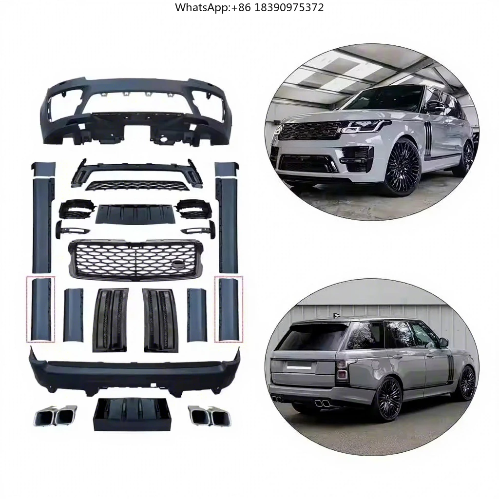 Suitable for Bodykit Accessory Grille Front Bumper Side Skirt Grille up 2018-2022 L405 SVO Body Kit Parts