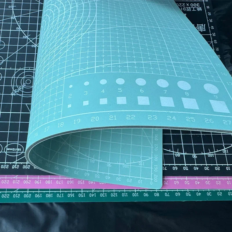 A4 Cutting Pad Colors Cut Plate PVC Cutting Mat Model Clay Cut Pad Rubber Stamp Engraving Plate Workbench Patchwork DIY Board