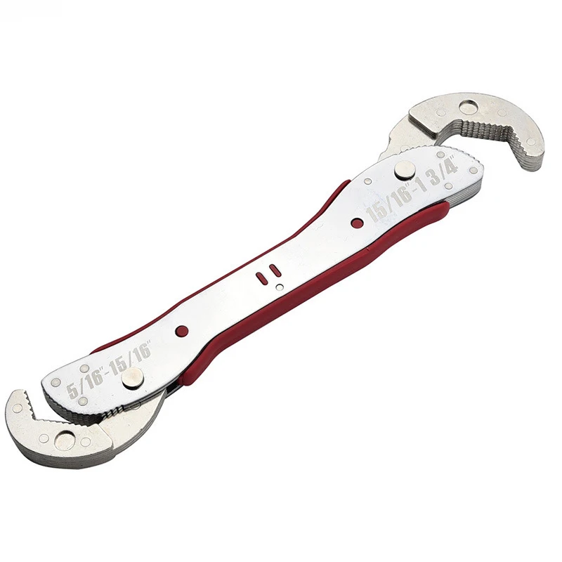 Adjustable Wrench Multi-function Purpose Spanner Tools 9-45mm Universal Wrench Pipe Home Hand Tool Quick Snap Grip