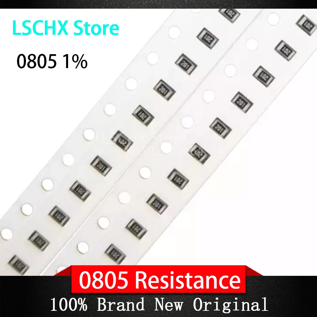 100pcs 1% 0805 SMD resistor 0R ~ 10M 1/8W 0 0.1 1 10 47 100 150 220 330 ohm 1K 2.2K 4.7K 10K 100K 1R 10R 100R 150R 220R 330R 1M