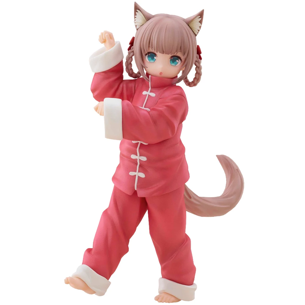 

Original Illustration Anime Kinako Figure Kawaii Cartoon cat Girl Figure Model Statue Collection Desk Decora Ornament Toys Gifts