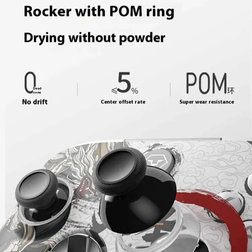 Aolion Wukong Gamepad Pc Controls For Xbox Pc Wireless Bluetooth Esports RGB Game Handle Hall Joystick Linear Trigger Gamer Gift