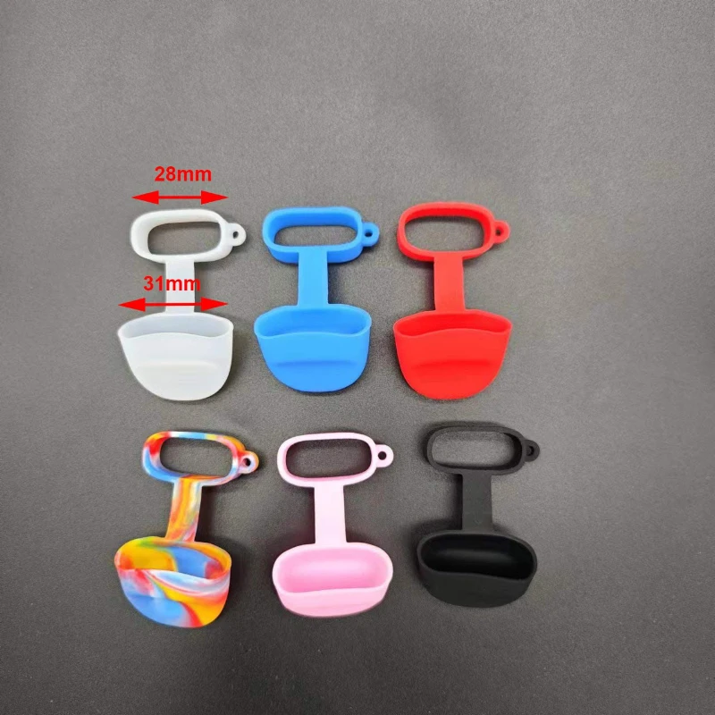 Lanyard O Ring Non-slip Hanging Ring Anti-drop Silicone Rubber Ring Cover Anti Portable Silicone Ring Dust Cover