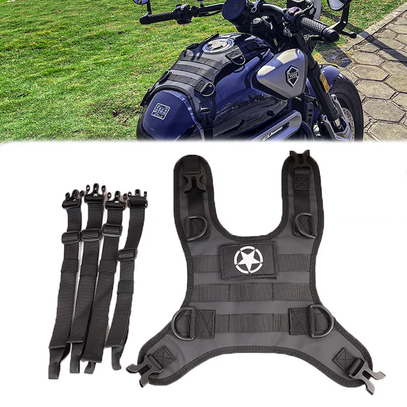 Motorcycle Tank Bag Base Portable For Storing Rider's Equipment And Protecting The Tank From Scratches Motorcycle  Accessory