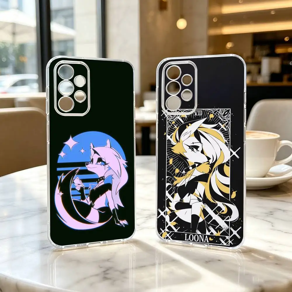 

Loona Helluva B-Boss Gift Phone Case For Samsung S25,S24,S21,S22,S23,S30,Ultra,S20,Plus,Fe Transparent Cover