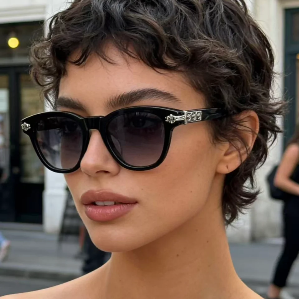 2026 World High end Brand Designer's Women's Acetate Sunglasses Outdoor Driving Fashion Decoration Men's Luxury Sunglasses UV400