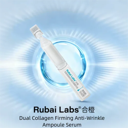 Rubai Labs Collagen Type 17+3 Firming & Anti-Wrinkle Single-Use Ampoule Serum - 30 Pack | Hydrating, Anti-Aging, Redness Relief