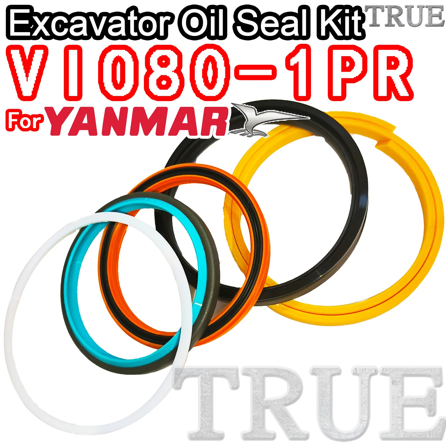 

For VIO80-1PR Yanmar Oil Seal Excavator Repair Kit VIO80 1PR Digger Clamshell Shovel Adjust Swing Gear Center Joint Gasket NBR