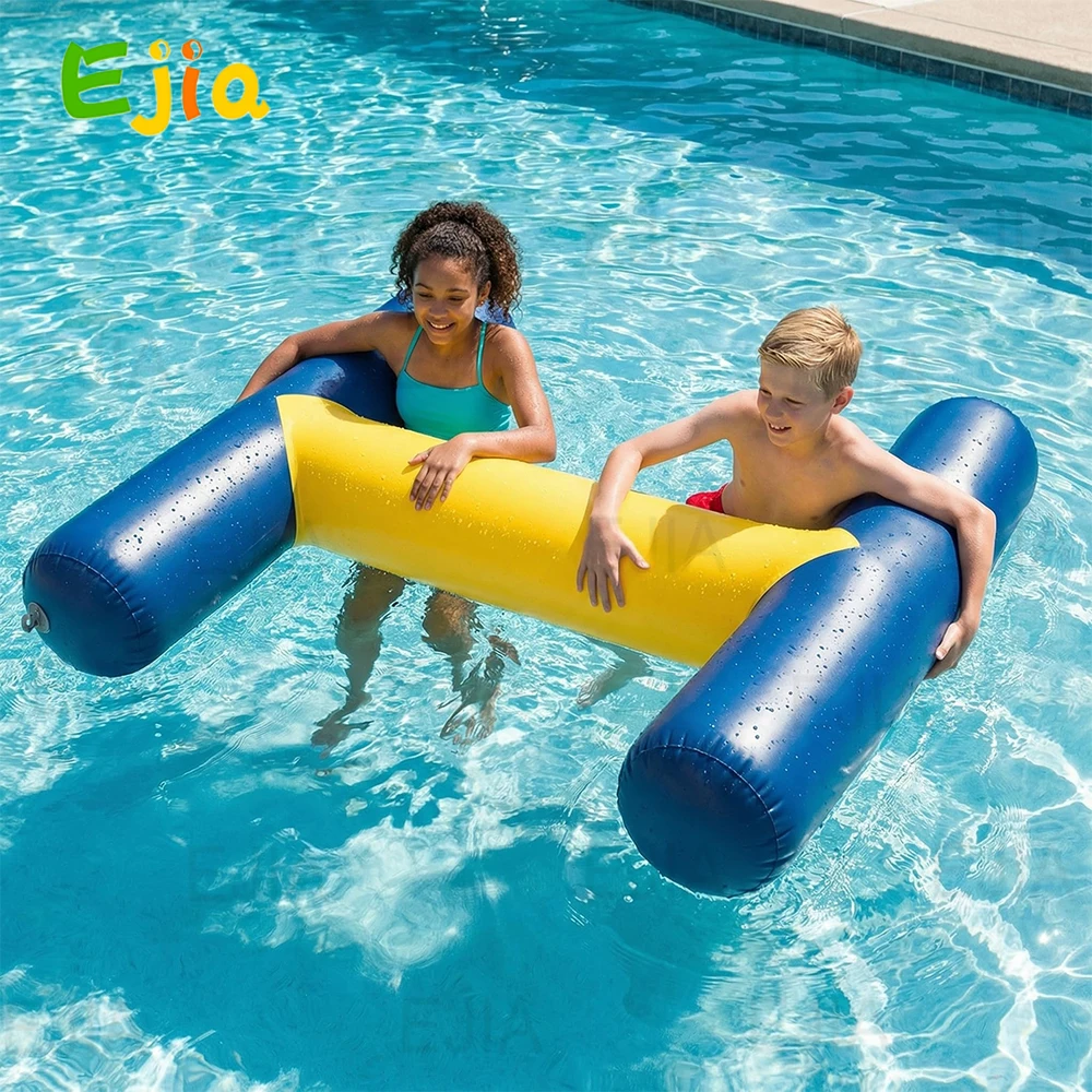 

Надувная платформа для плавания на воде – надувной плот для бассейна 1,7 м x 1,3 м для подростков и детей, идеально подходит для вечеринок у бассейна и водных развлечений